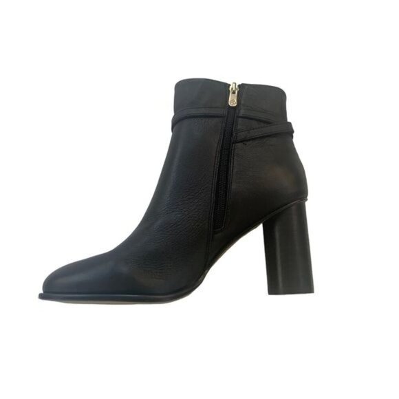 NWT Draper James Leather Tegan Boot Black Size 10 - Picture 11 of 15